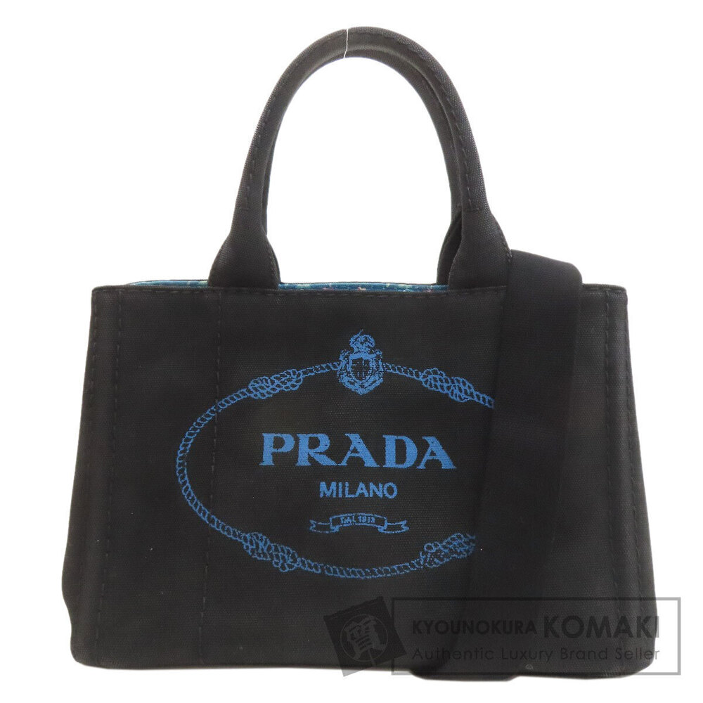 Prada Canapa Handbag Canvas